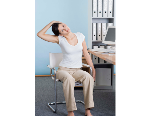 how to yoga in office